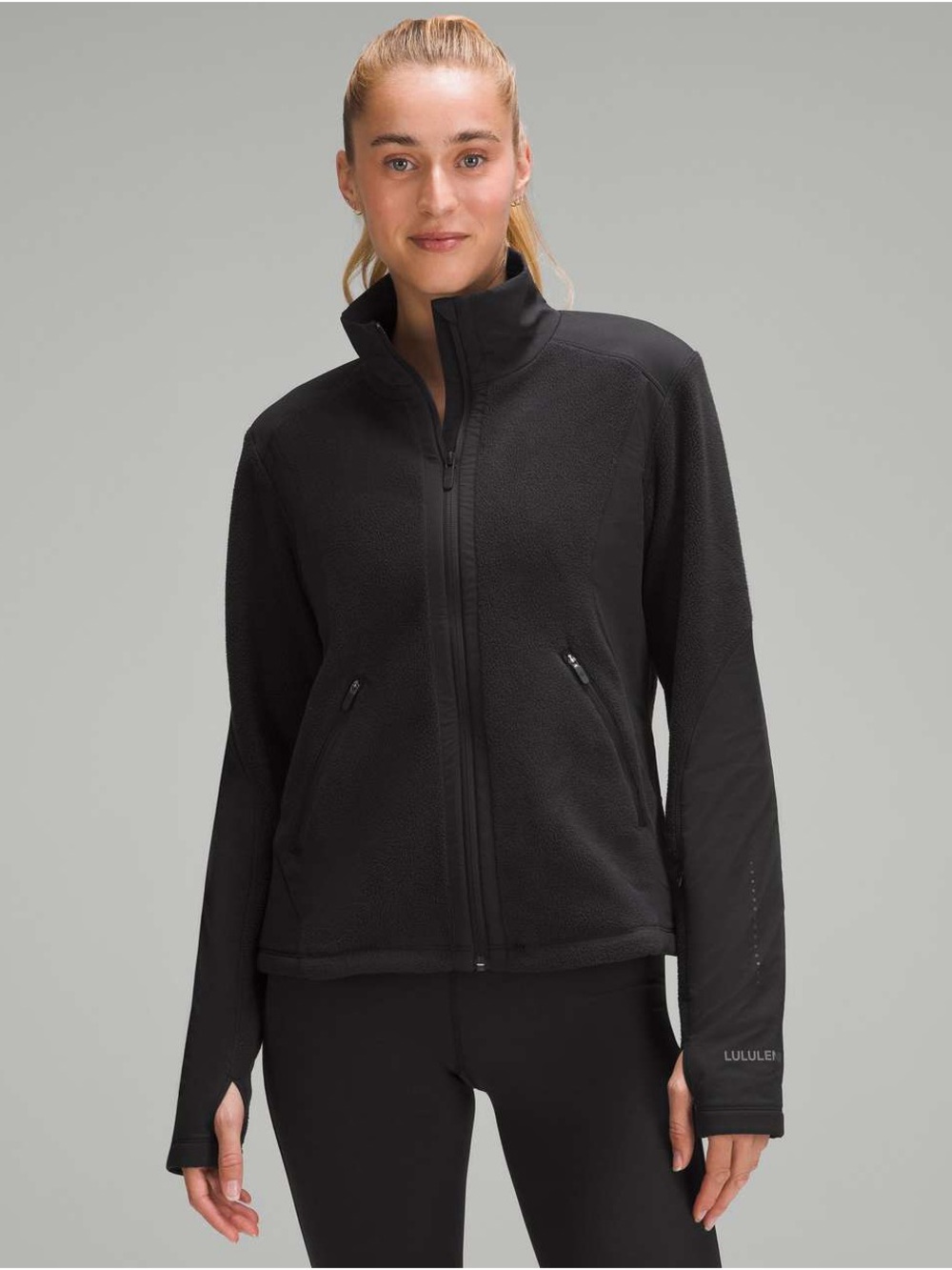lululemon athletica Black Full-Zip Women's Jacket